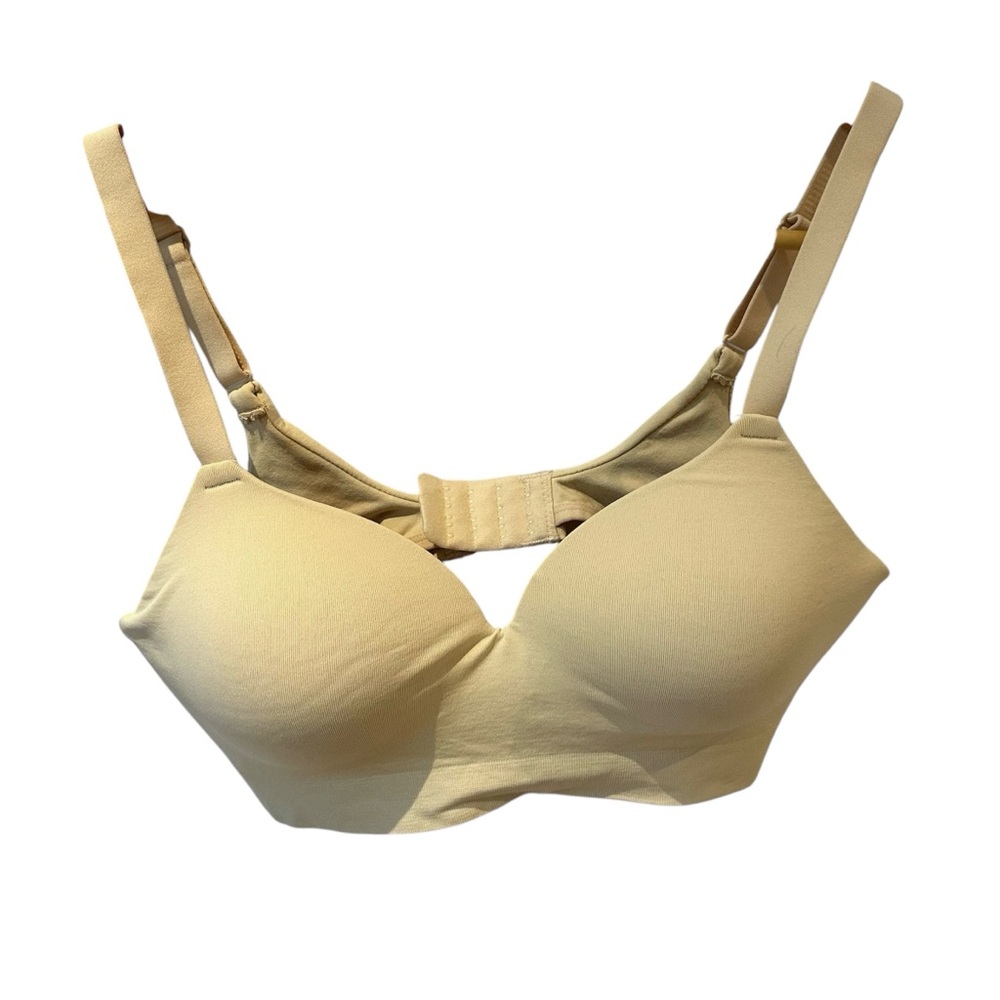 Truekind® Wireless Lift T-Shirt Bra Beige Tan Size M